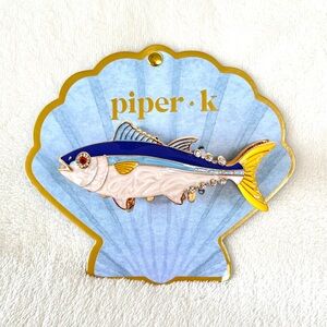 Piper K Yellowfin Tuna Fish Hair Claw Clip